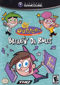 Fairly Odd Parents: Breakin' Da Rules Gamecube US box art